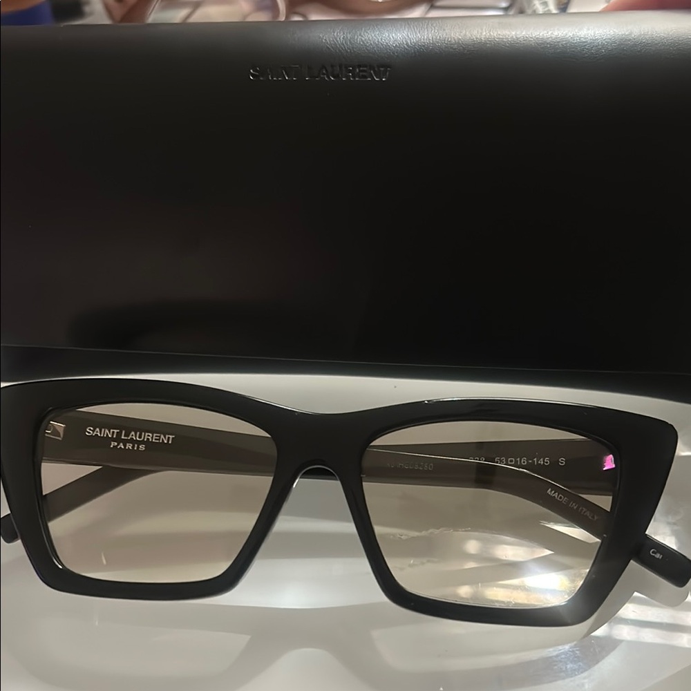 Saint Laurent Black Square Sunglasses